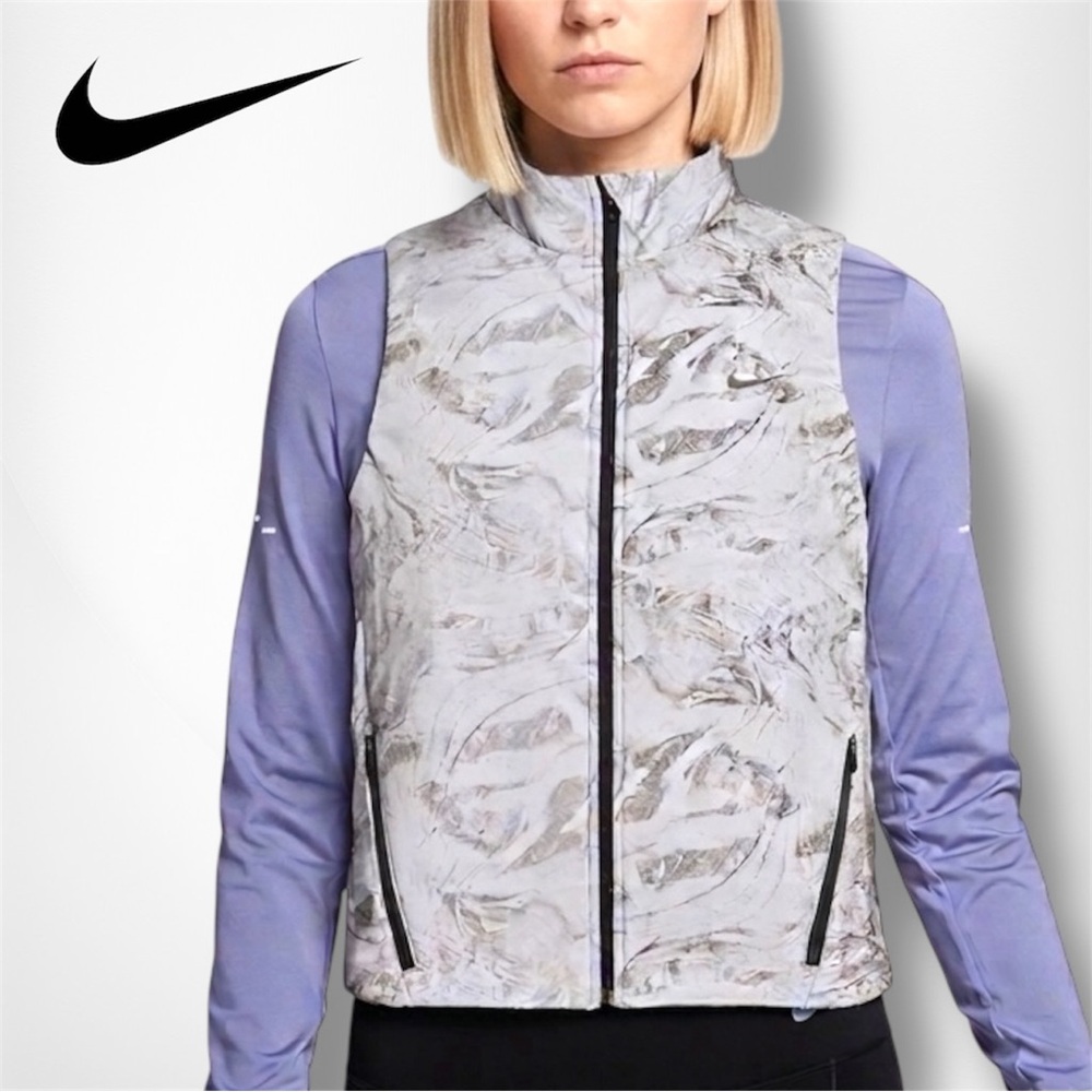 Nike Swift Therma-FIT ADV Reflective Running Vest - HV2762-078 - Vast Grey - M - Picture 3 of 14